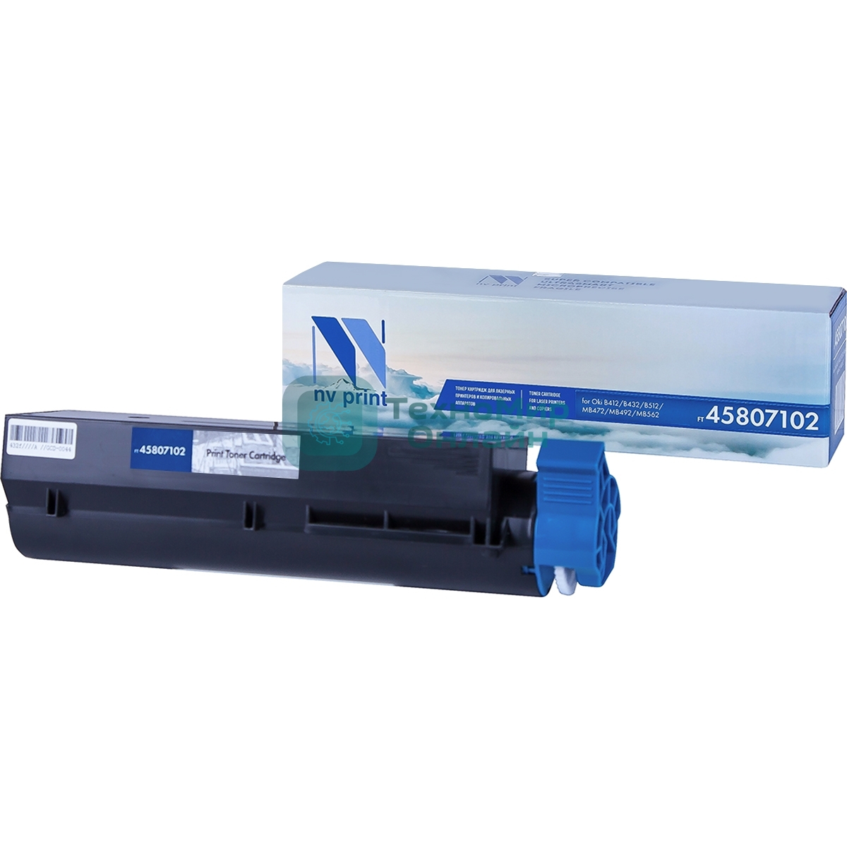 Картридж NVPrint совместимый Oki 45807102 для B412/B432/B512/MB472/MB492/MB562 (3000k)