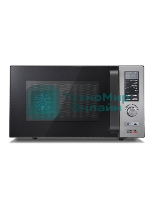 Микроволновая печь Centek CT-1588 серебристый, 25 л, 900 Вт, переключатели - кнопки, поворотный механизм