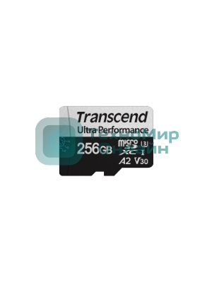 Флеш карта Transcend 256Gb UHS-I U3 мicroSD w/adapter A2 Ultra Performance R/W:160/125 Mb/s