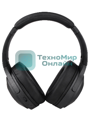 Беспроводные/проводные наушники Digma BT-20 ANC черный, накладные, Bluetooth + проводной, активное шумоподавление, складная конструкция, до 15 ч