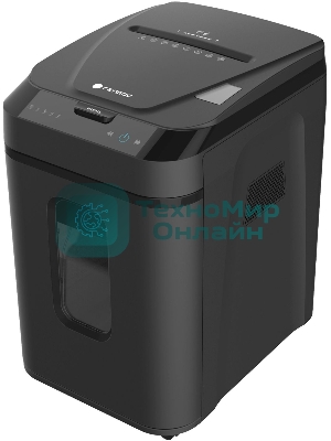 Шредер ГЕЛЕОС АП40-4, DIN P-4 (4 ур-нь секр.), фрагмент 3,9х12мм, АВТОПОДАЧА 170 лист (70г/м2), пл.карты/скрепки/скобы, 37 литров