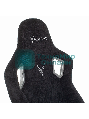 Кресло Бюрократ Knight Outrider Light-20 черный, ткань, 120 кг, механизм качания