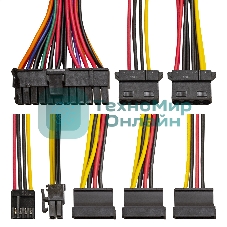 Блок питания ExeGate M550 (EX292282RUS), 550Вт, 80мм, черный