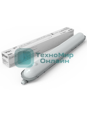 Светильник Gauss СПП-176 EVO 18W 1950lm 4000K 200-240V IP65 600x76x82мм ИК-сенс и соед в лин LED