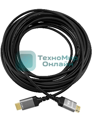 Кабель аудио-видео Digma HDMI (m)/HDMI (m) 20м. позолоч.конт. черный (HDMI-AOC2.1-20)