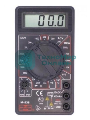 Портативный мультиметр M838 MASTECH