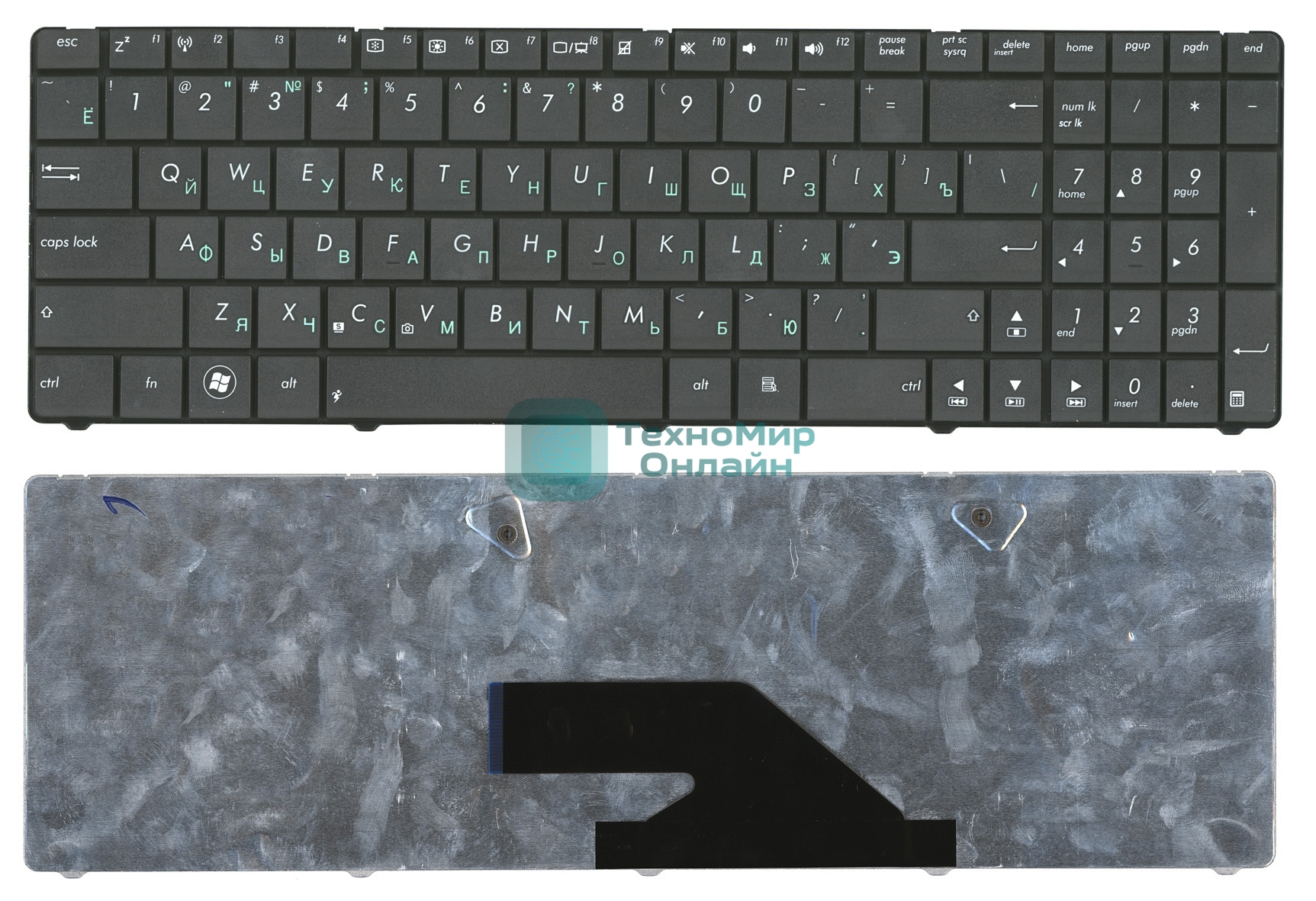 Клавиатура для ноутбука Asus K75 K75DE K75VJ K75VM черная