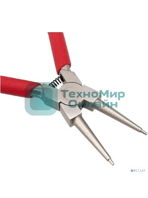 Щипцы для стопорных колец Rexant загнутый сжим 160 мм, обливные рукоятки