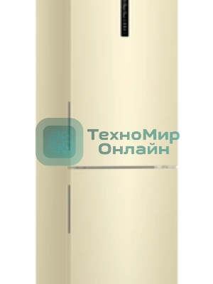 Холодильник Haier CEF536CCG бежевый двухкамерный 240/105 л морозилка снизу, No Frost