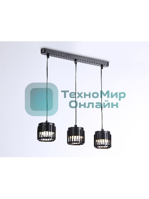 Светильник Ambrella light TN71175/3 BK черный GX53/3 400*100*1080