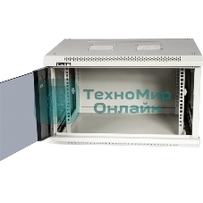 Шкаф настенный серии Pro, 12U 600x450, стеклянная дверь