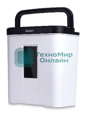 Шредер Deli E9939 белый (секр.P-4)/фрагменты/5лист./12лтр./скобы