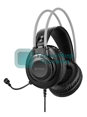 Гарнитура A4Tech Fstyler FH200U серый, проводная
