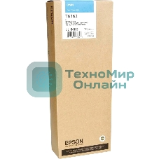 Картридж струйный Epson C13T636200 голубой (700 мл) для Stylus 7700, 7890, 7900, 9700, 9890, 9900, WT7900