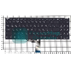 Клавиатура для ноутбука Asus Pro P3540, X545 черная