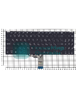 Клавиатура для ноутбука Asus Pro P3540, X545 черная
