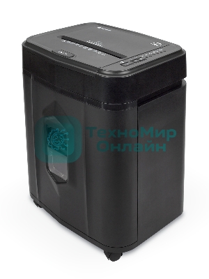 Шредер Heleos АП20-4 черный с автоподачей (секр.P-4) перекрестный 131лист. 20лтр. скрепки скобы пл.карты