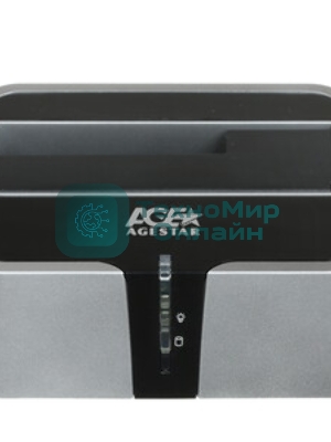 Док-станция для HDD AgeStar 3CBT2 SATA II пластик серебристый 1