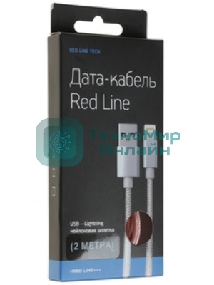 Кабель Redline Candy УТ000021991 Lightning (m) USB A(m) 1м розовый