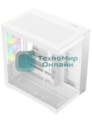 Корпус Ocypus Delta C74 ARGB White, Midi-Tower, белый, 2 x 120 мм