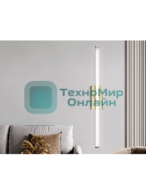Настенный светодиодный светильник Ambrella light FL6114 GD золото 9W 3000K-6400K 410*45*80