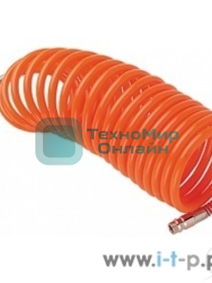 Шланг FUBAG 170302 спиральный с фитингами рапид полиуретан 15 бар 6x10мм 15м