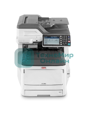 МФУ OKI MC853DN цветной светодиодный принтер/сканер/копир/факс; А3,23 ppm,600 dpi,дуплекс,PCL5/6;USB 2.0.,сеть,автопод