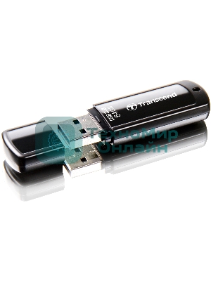 Флешка USB Transcend JetFlash 350 (TS64GJF350), 64Gb, USB 2.0, R/W 15/7, черный