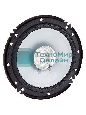Колонки автомобильные Kenwood KFC-S1656 330Вт 87дБ 4Ом 16см (6.5дюйм) (ком.:2кол.) коаксиальные двухполосные