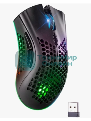 Мышь беспроводная Defender Warlock GM-709L черный, 2400 dpi, радиоканал, USB, кнопки - 8
