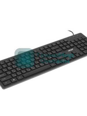 Клавиатура проводная Acer OKW020, USB, черный