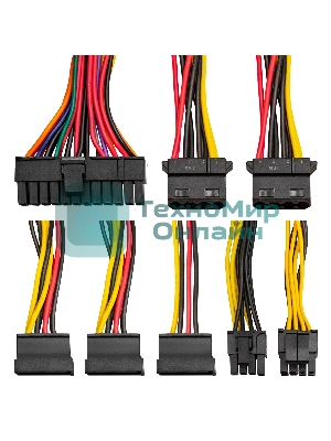 Корпус ExeGate BAA-503U2-UNS450, Mini-Tower, чёрный, 1 x 80/90 мм, БП 450 Вт