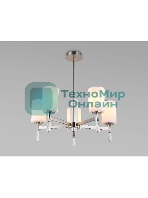 Люстра Ambrella light LH56251/5 SN/FR никель/белый матовый E27/5 max 60W D600*590