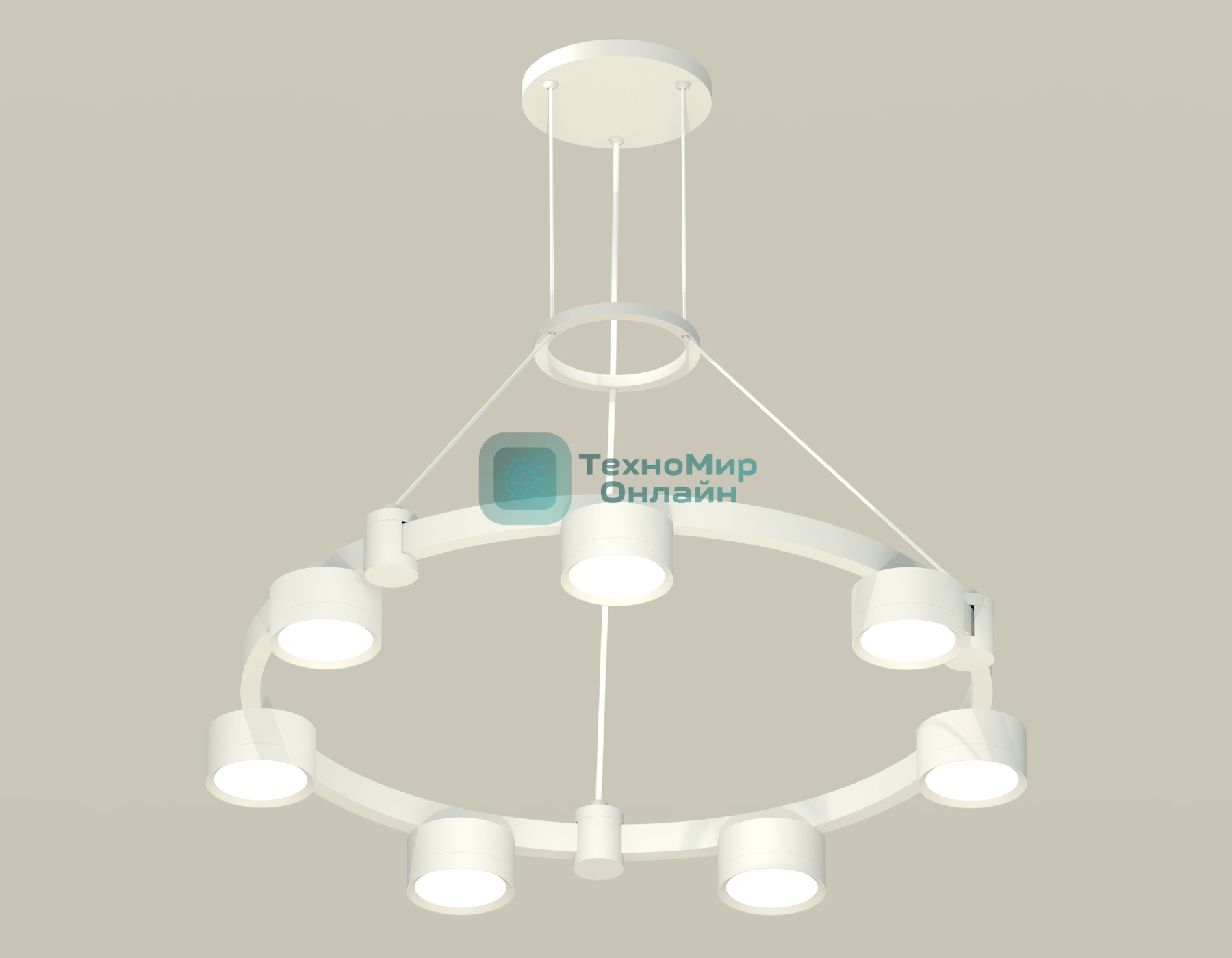 Светильник Ambrella light XR92031500/7 SWH белый песок GX53 (A9203, C9236, N8112)