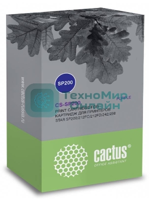 Картридж матричный Cactus CS-SP200 фиолетовый (12.7 мм x3 м, 1 000 000 знаков) для Star SP200/212FC/212FD/242/298