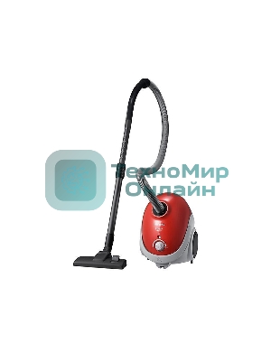 Пылесос Samsung VCC5251V3R 1800Вт, красный 410/1800 Вт, уборка сухая, пылесборник мешок, контейнер 2л