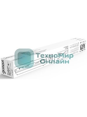 Светильник Gauss СПП-176 EVO 18W 1950lm 4000K 200-240V IP65 600x76x82мм ИК-сенс и соед в лин LED