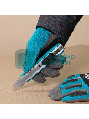 Нож Gross 160 мм, метал.корпус, выдв. сегм. лезвие 18 мм (SK-5), метал. напр-щая, клипса для ремня