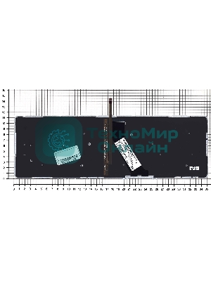 Клавиатура для ноутбука Acer TravelMate P658-M черная с подсветкой