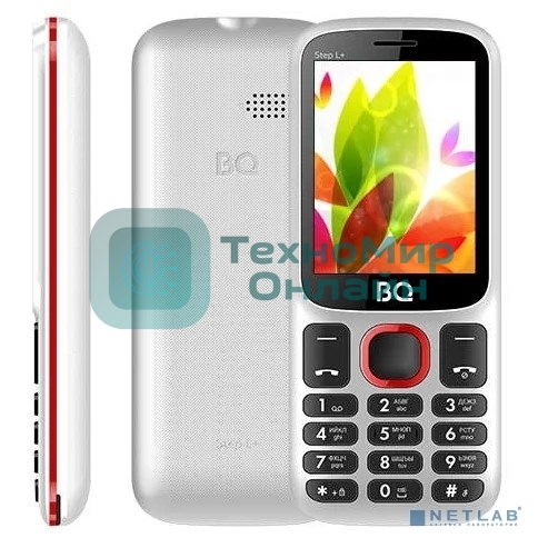 Мобильный телефон BQ 2440 Step L+ белый/красный