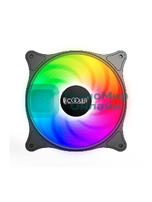 Вентилятор для корпуса PCCooler FX-120-3 черный, 120 мм, 1200 об/мин, 18 дБ, 3 pin