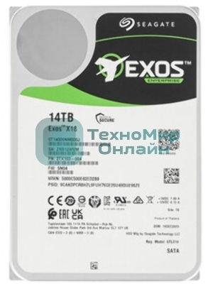 Жесткий диск Seagate (RECERTIFIED) 14TB 7200RPM SATA 6GB/S 256MB OFFICIAL FACTORY RECERTIFIED