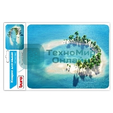 Коврик для мыши Buro BU-M10017 рисунок/остров