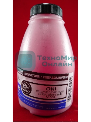 Тонер OKI C610/C810/C821/C822/C830/C5850/C5950/MC560 Magenta (фл., 135г) B&W Premium (Tomoegawa) - фас.России