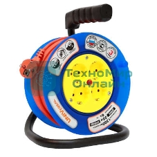 Удлинитель на катушке 4х20 м без заземл. 6А IP20 У6-014 термо ПВС 2х0.75 (190 мм) UNIVersal 9632057