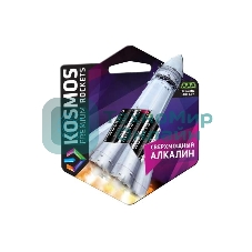 Элемент питания Космос алкалиновый AAA/LR03 Kosmos premium ROCKETS (блист.4шт)