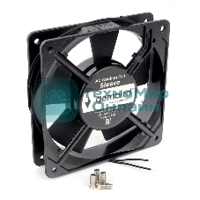 Вентилятор для корпуса Gembird черный, 120 мм, 2100 об/мин, 37.5 дБ, 2 pin