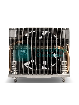 Кулер для процессора ExeGate ESNK-P0063AP4.PWM.2U.SP3.Cu серебристый, 60 мм, алюминий/медь, 6800 об/мин, 54.3 дБ, 4 pin, 240 Вт, 64.5 мм