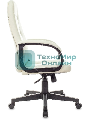Кресло Бюрократ CH 002 OR-10 слоновая кость, экокожа