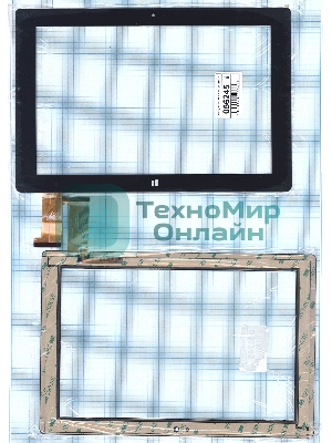 Сенсорное стекло (тачскрин) FPC-FC101J185-01, черное